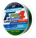  wn-161 Шнур Flagman PE Hybrid F4 MossGreen 135м 0.08мм 