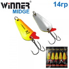 kol-135 Колебалка Winner W-001 Midge 14g. Col:018