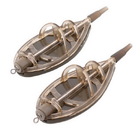  kor-127 Hабор кормушек Flagman Flat feeder Large 2шт 70гр+80гр