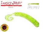  si-124  Твистер Lucky John Ballist (chartreuse red) 6,3 см.- 1 шт. 
