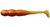 si-96(1) Силикон Reins Fat Rockvibe Shad 4” 308 marble chart orange - 1 шт.
