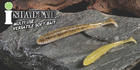 si-134 Силикон съедобный Jackall I Shad Tall 4.8" dark tunder / clear silver  12 см. 1 шт.