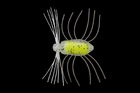  si-138  Силикон съедобный Jackall Ike-Chu chart white butterfly 3,0 см. 1 шт.
