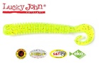  si-198 Твистер Lucky John Ballist (S15 Chartreuse Red) 8,4 см. 1 шт. 