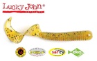  si-203 Твистер Lucky John Chunk Tail (002 Kiwi Seed) 7,4 см. 1 шт. 