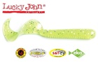  si-205 Твистер Lucky John Chunk Tail (071 Lime Chartreuse) 7,4 см. 1 шт. 